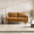 Anacapa 58" Velvet Round Arm Sofa Loveseat-813055691