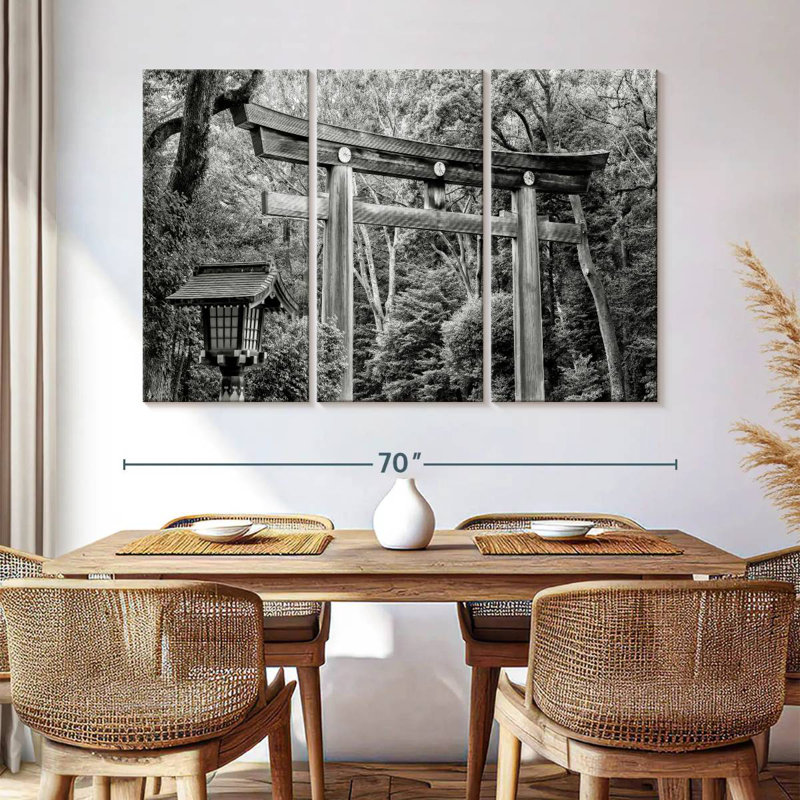 Kavia Wooden Torii, 28" H x 45" W