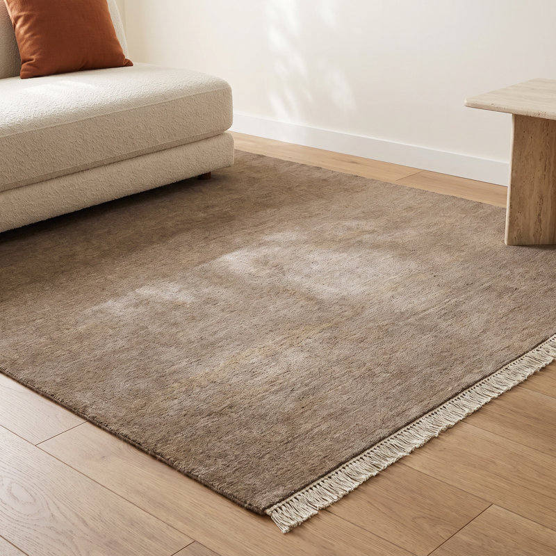 Tapis en laine tissé à la main Clio, Rectangle 9 pi x 12 pi