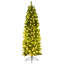 Arbre de Noël pin floqué et illuminé-1439376880