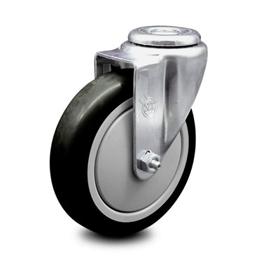 Polyurethane Bolt Hole Caster