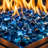 30" Square 50,000 BTU Propane Gas Fire Pit Table with Fire Glass & Hidden Tank Storage – Black Steel Frame