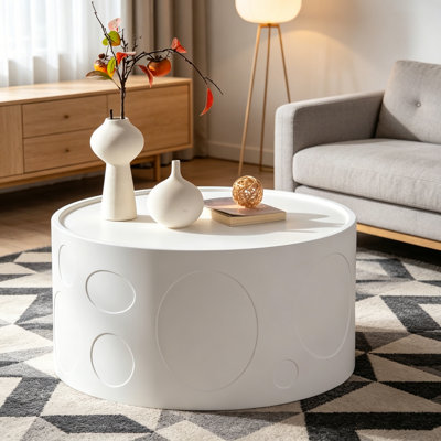Round Coffee Table with sturdy base