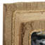 Miroir mural en bois