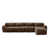 Tissu chocolat