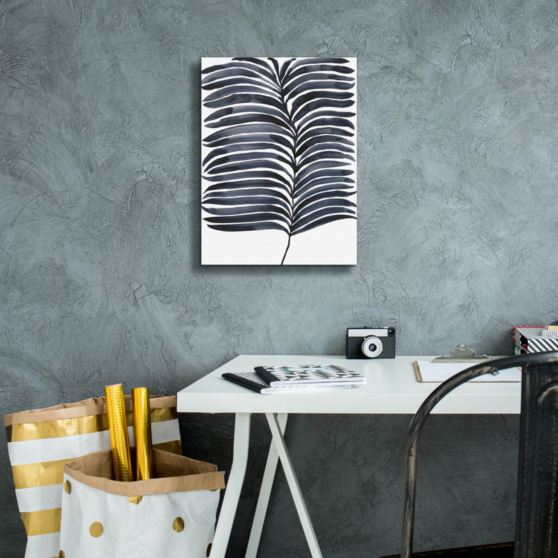 «Indigo Fronds I» par Regina Moore, H 16 po x l 12 po