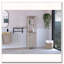 Armoire à linge St. Clair avec tablettes ouvertes et tablettes intérieures-414870156