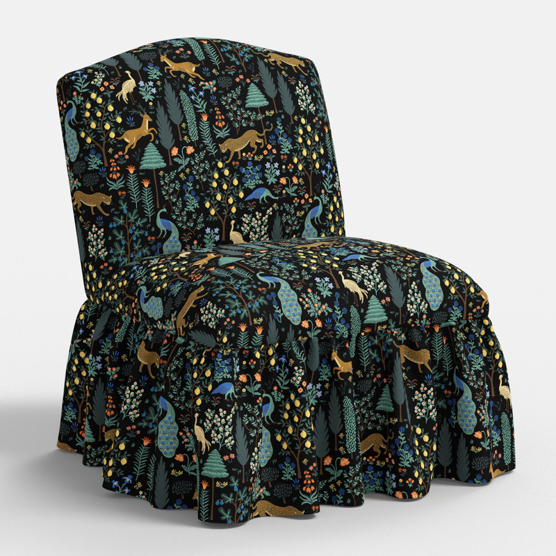 Fauteuil de chambre Edie en noir ménagerie, Noir Menagerie