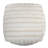Woven Cotton/Poly Pouf