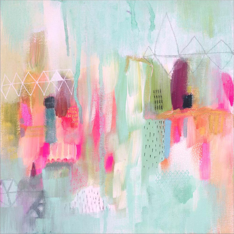 Modern Abstract Wall Decor on Canvas
