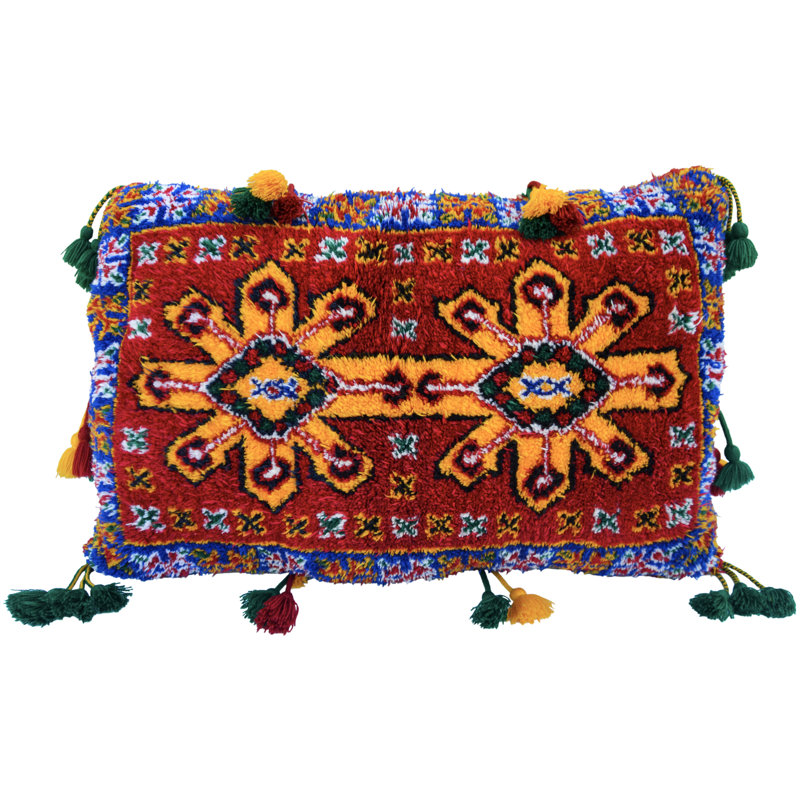 Tassels Wool Throw Pillow