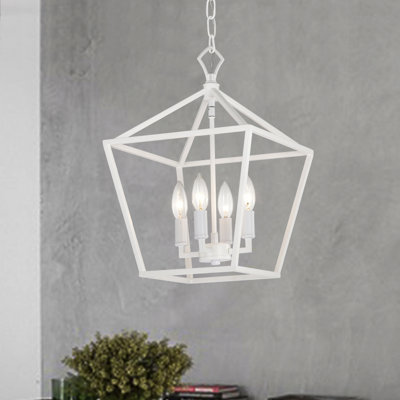 Luminaire suspendu géométrique à 4 lumières Aspen