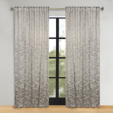 Leaves Machine Washable Room Darkening Blackout Curtains With Back Tabs by Superior