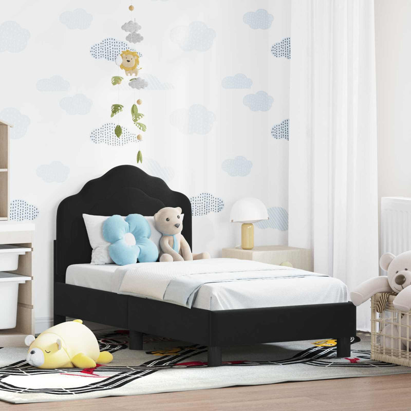 Bed Frame, Cot Bed / Toddler (70 x 140cm), Black