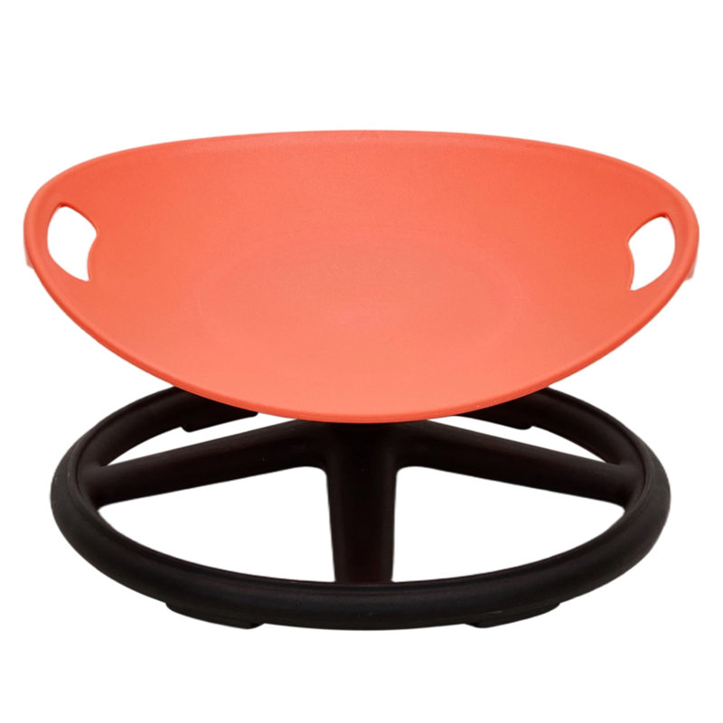 Sensory Balance Training Spinning Chair for Kids, Orange/Black