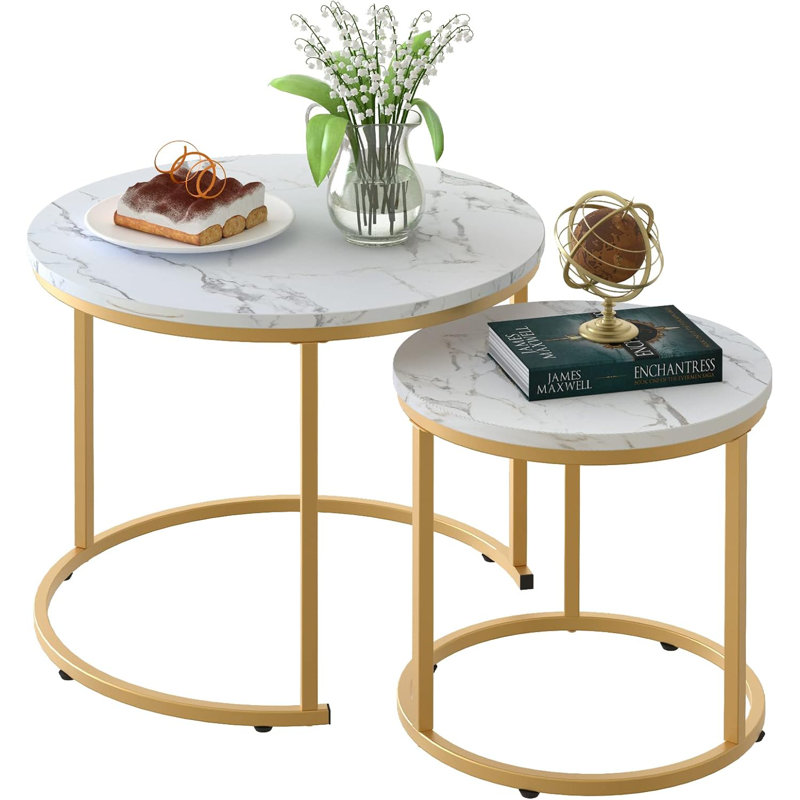 Ensemble de 2 tables d'appoint Modern