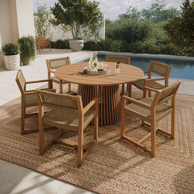 Reed Patio Dining Set with
