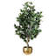 Faux Tree in Metal Planter-101685162-101685163