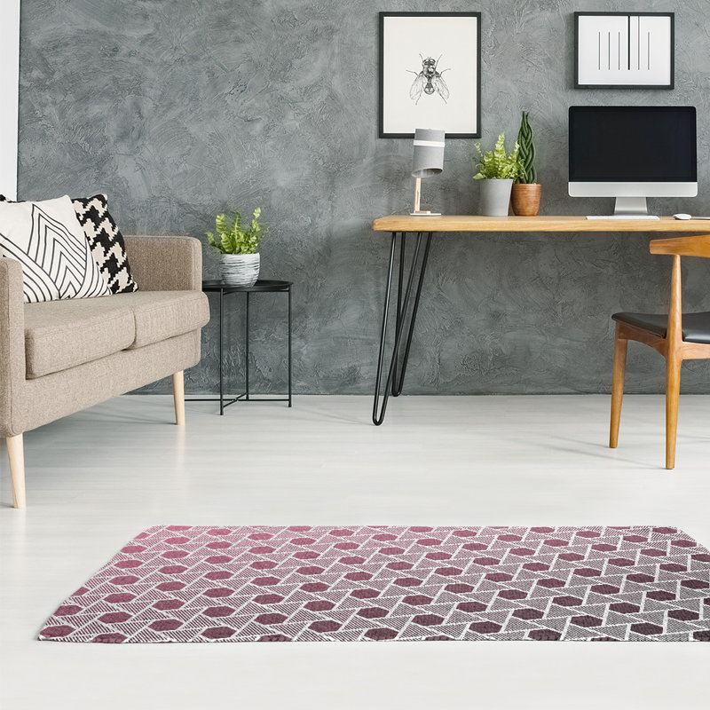 Chenille Geometric Indoor Rug, Rectangle 3' x 5'