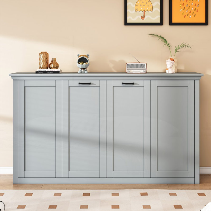 Lit simple escamotable sans sommier, solide et peu encombrant