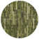 Machine Washable Indoor/Outdoor Christain ACN1305 Olive Rug
