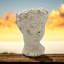Cement Bust Flower Pot Planter - Decorative Statue Planter for Indoor & Outdoor Home, Patio and Garden Décor-64886317
