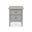 Clio 2 Drawer Bedside Table, side table, end table-1359115372