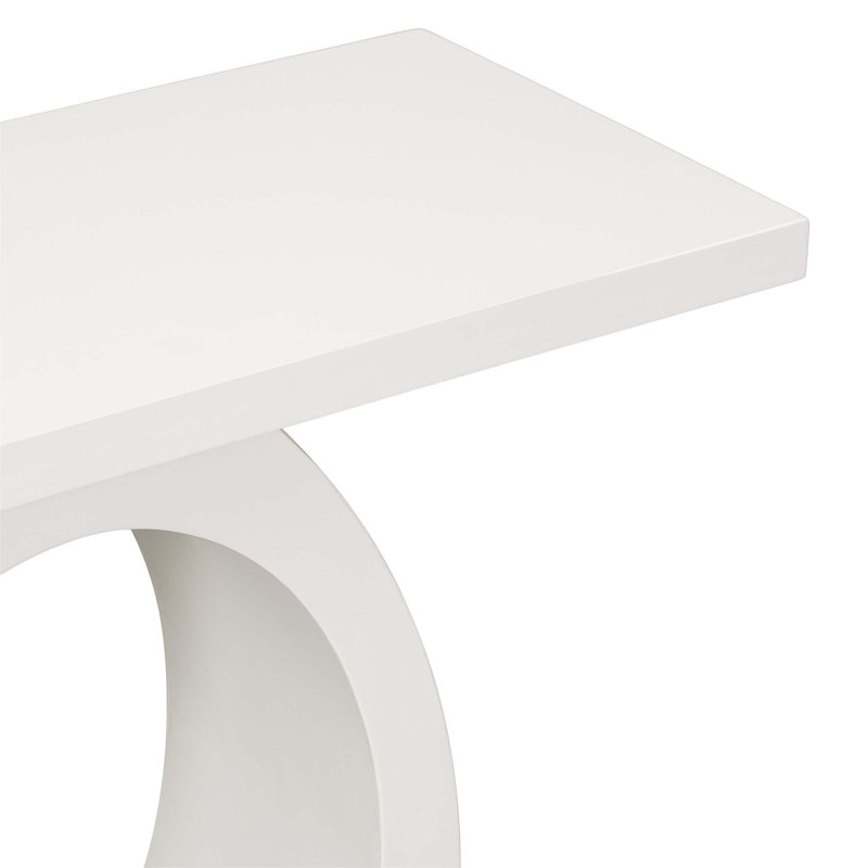 Table d'appoint moderne et élégante Mirod, Beige