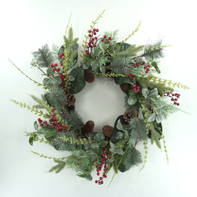 Handcrafted Faux 24'' Wreath