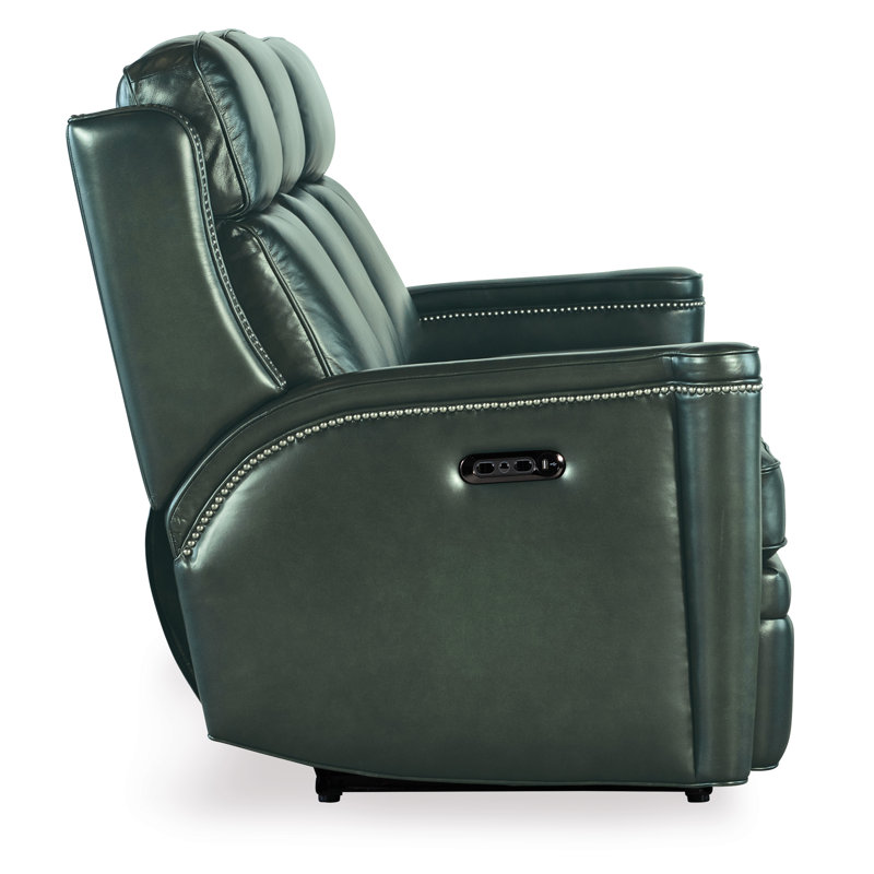 MS Leather Sofa, Green