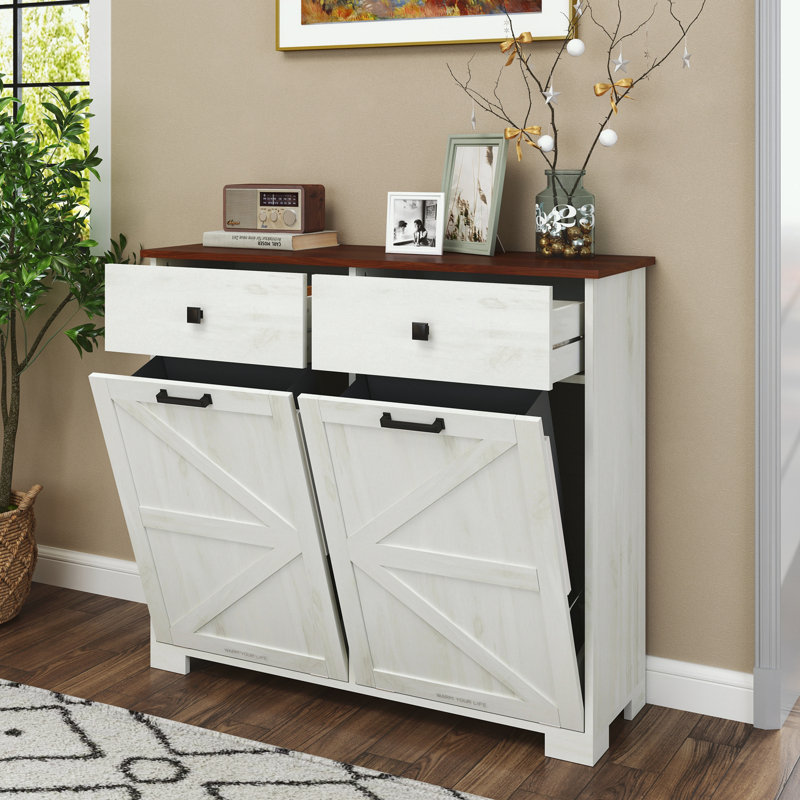 Cabinet with two Doors and two drawers