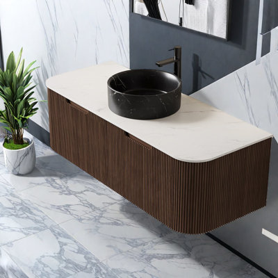 Meuble-lavabo et lavabo flottant Modern