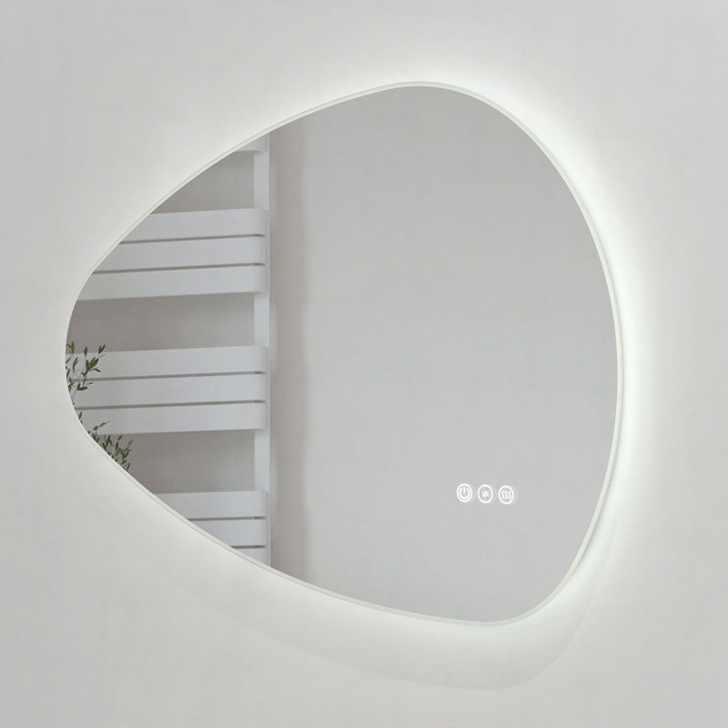 32 po. 22 po. Miroir de salle de bain à DEL sans cadre fantaisie