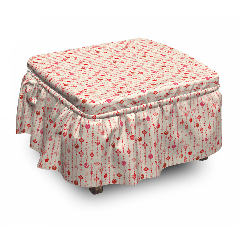 Housse pour de décoration de décoration de dessin repose-pieds