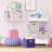 RiverRidge Kids 2pc Fabric Collapsible Storage Cube Organizers with Handles for Playroom Organization-1800092600