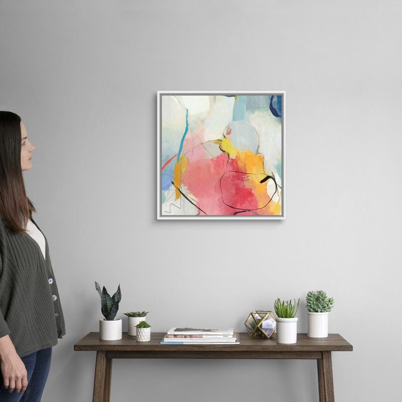 Watermelon II par PI Studio - reproduction sur toile, Toile blanche encadrée, H 22 po x l 22 po x P 1,75 po