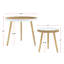 Ensemble de tables basses rondes Tucked