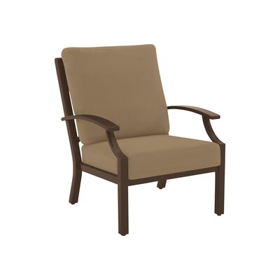 Marconi Patio Chair with Cushions -  Tropitone, 542011_GRE_Canvas Heather Beige