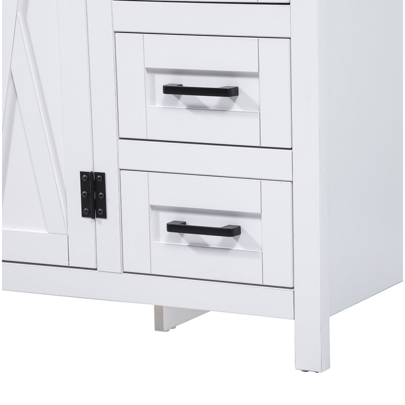 Ensemble de meuble-lavabo simple 48 po Slayton, Blanc