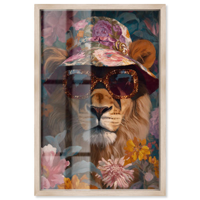 «Bloom in Floral Lion Pet» par Art Remedy