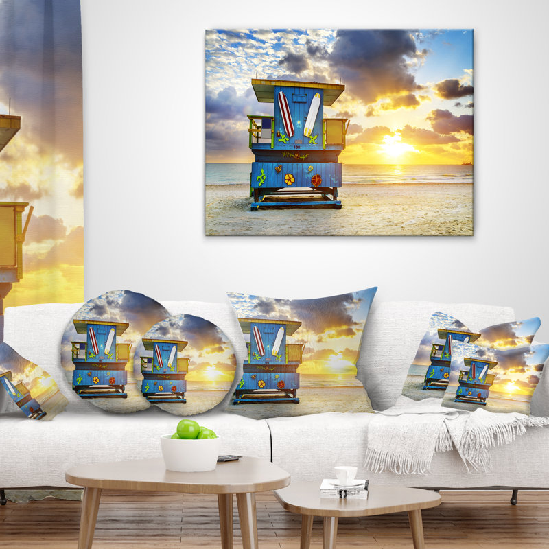 Coussin Miami South Beach Sunrise - Sea & Shore