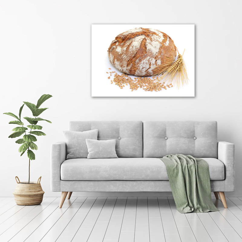 Bread And Wheat - Wrapped Canvas Print