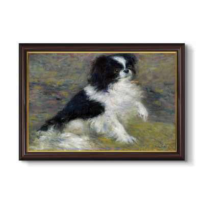 Tama, le chien japonais, v. 1876-Pierre-Auguste Renoir-Toile encadrée sur mesure