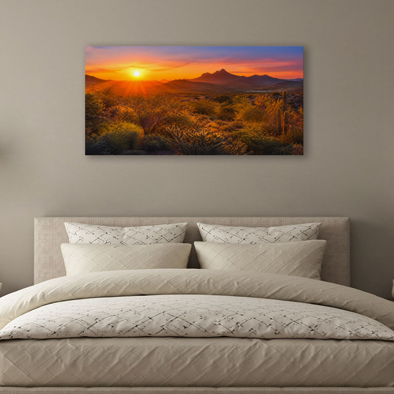 Toile, art mural Sedona Sunset