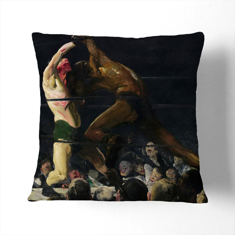 Both Members Of This Club Square Throw Cushion, Black, 40cm H x 40cm W x 15cm D