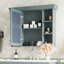 Armoire à pharmacie à miroir H 28,74 po Tateum-1811001016