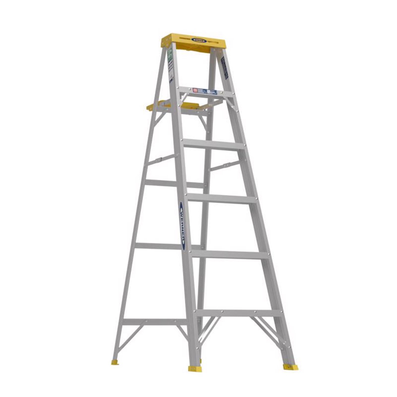 Escabeau de 6 pieds Aluminium avec capacité de charge de 225 lb