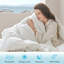 RDS Certified Down Feather Comforter, Organic Breathable Duvet Insert with 4 Corner Ties-133599026