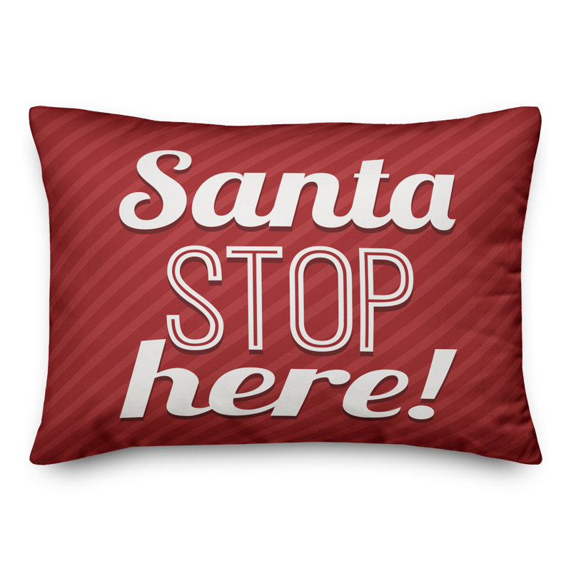  Coussin Santa, Housse de coussin seulement - sans coussin