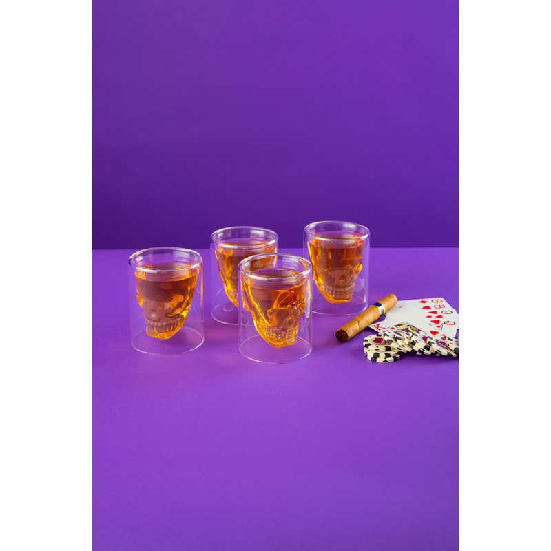 Old Fashioned Skull Glasses